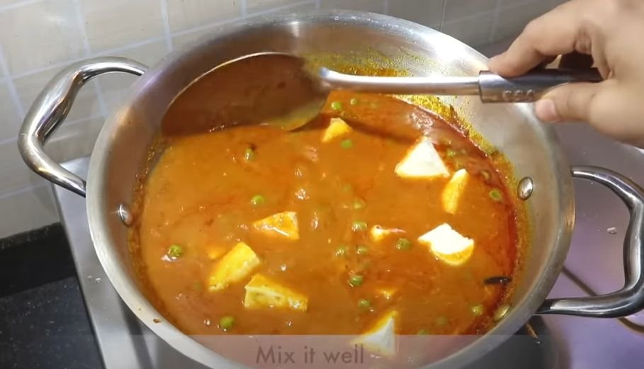 matar paneer recipe