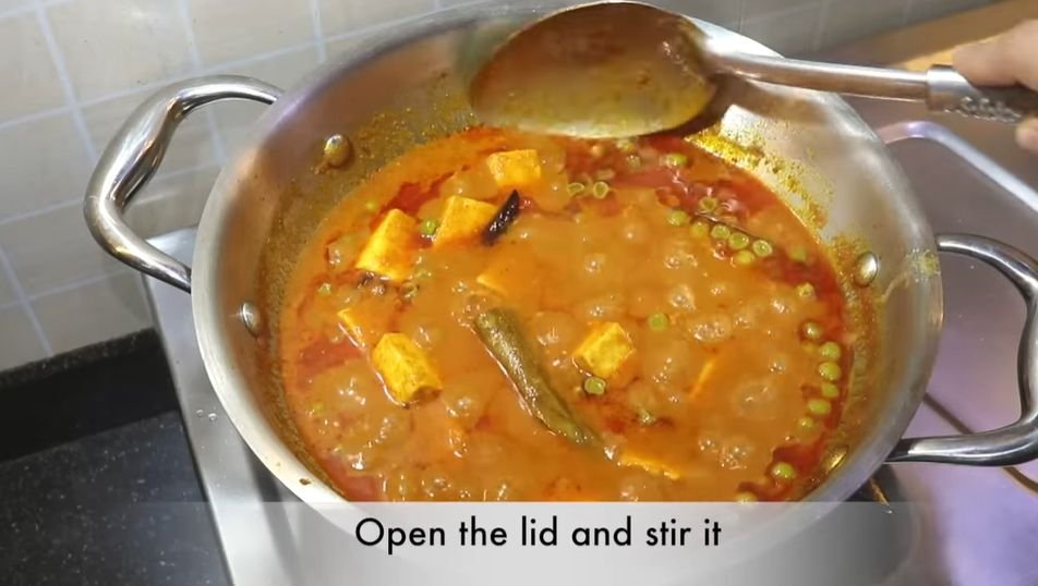 matar paneer recipe
