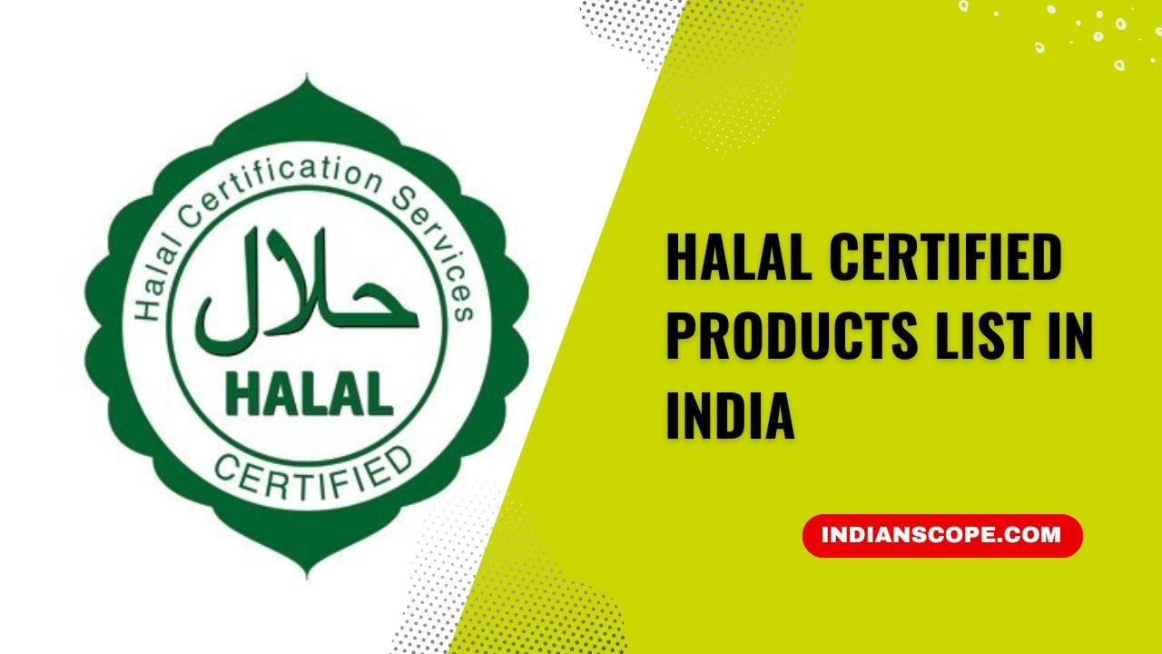 Halal Certified Products List in India