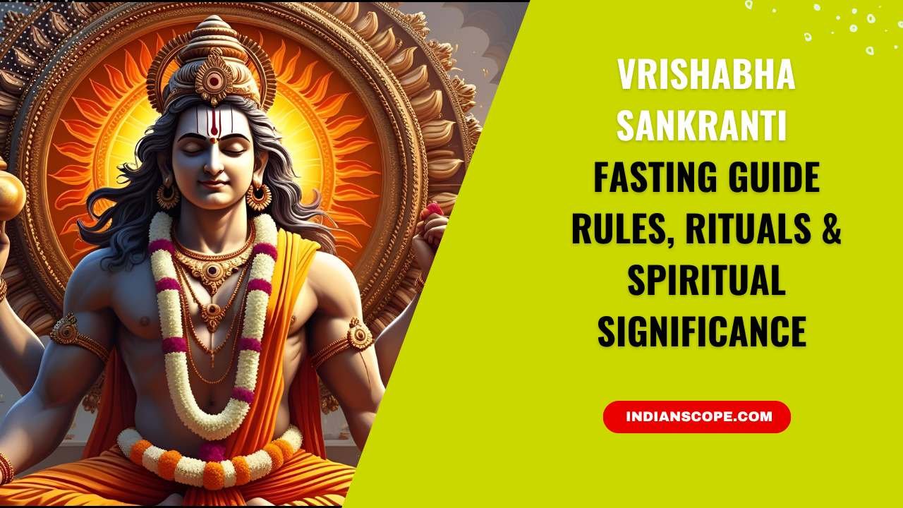 Vrishabha Sankranti Fasting Rules: A Complete Guide 1 Vrishabha Sankranti fast