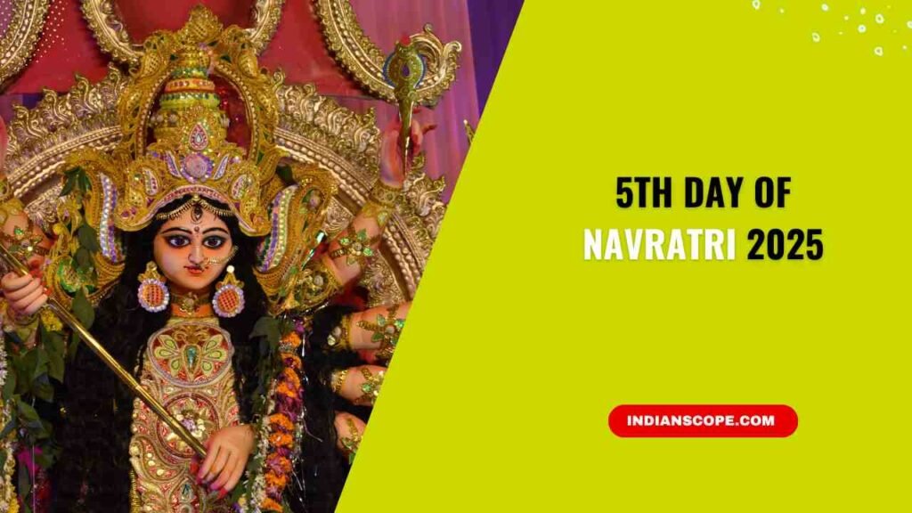 5th Day of Navratri 2025 – Embracing the Blessings of Goddess Skandamata 1 5th Day of Navratri 2025