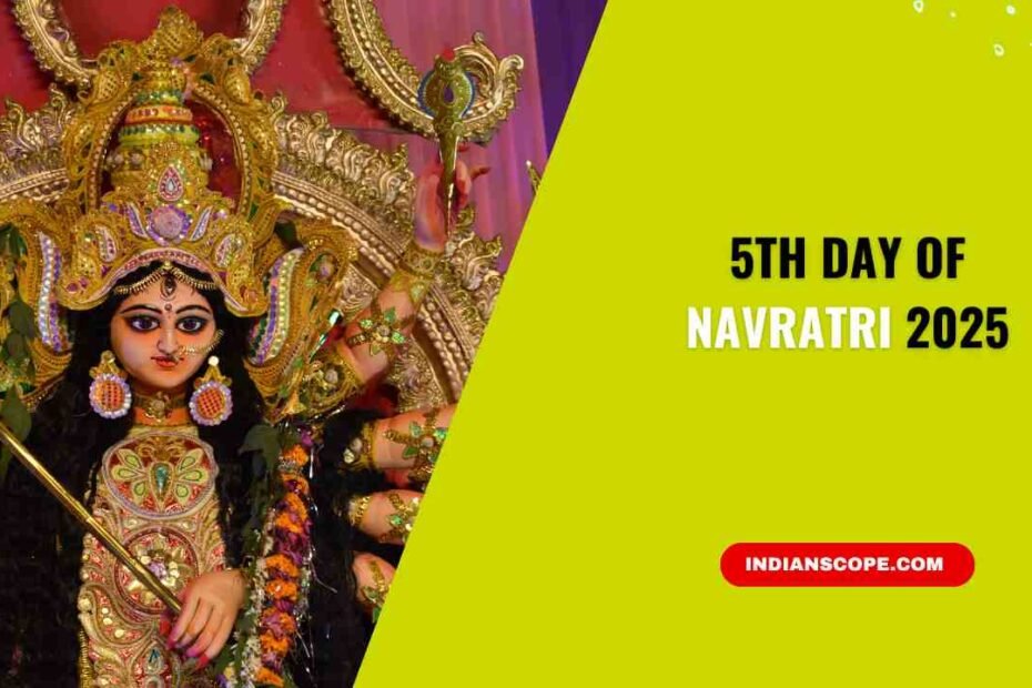 5th Day of Navratri 2025 – Embracing the Blessings of Goddess Skandamata 1 5th Day of Navratri 2025