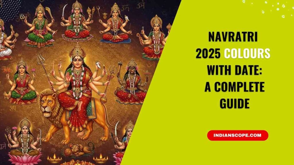 Navratri 2025 Colours With Date