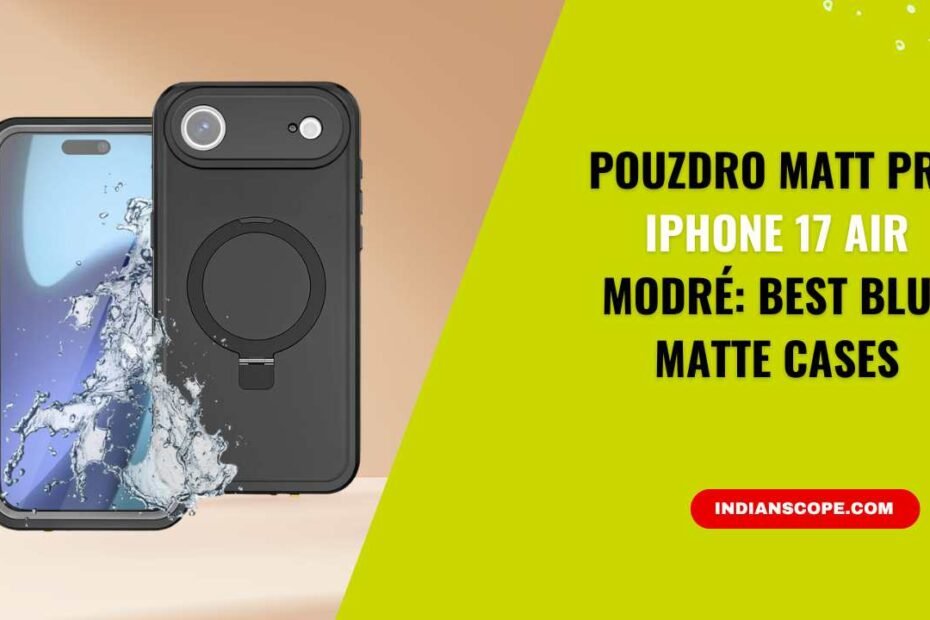 Pouzdro Matt Pro iPhone 17 Air Modré