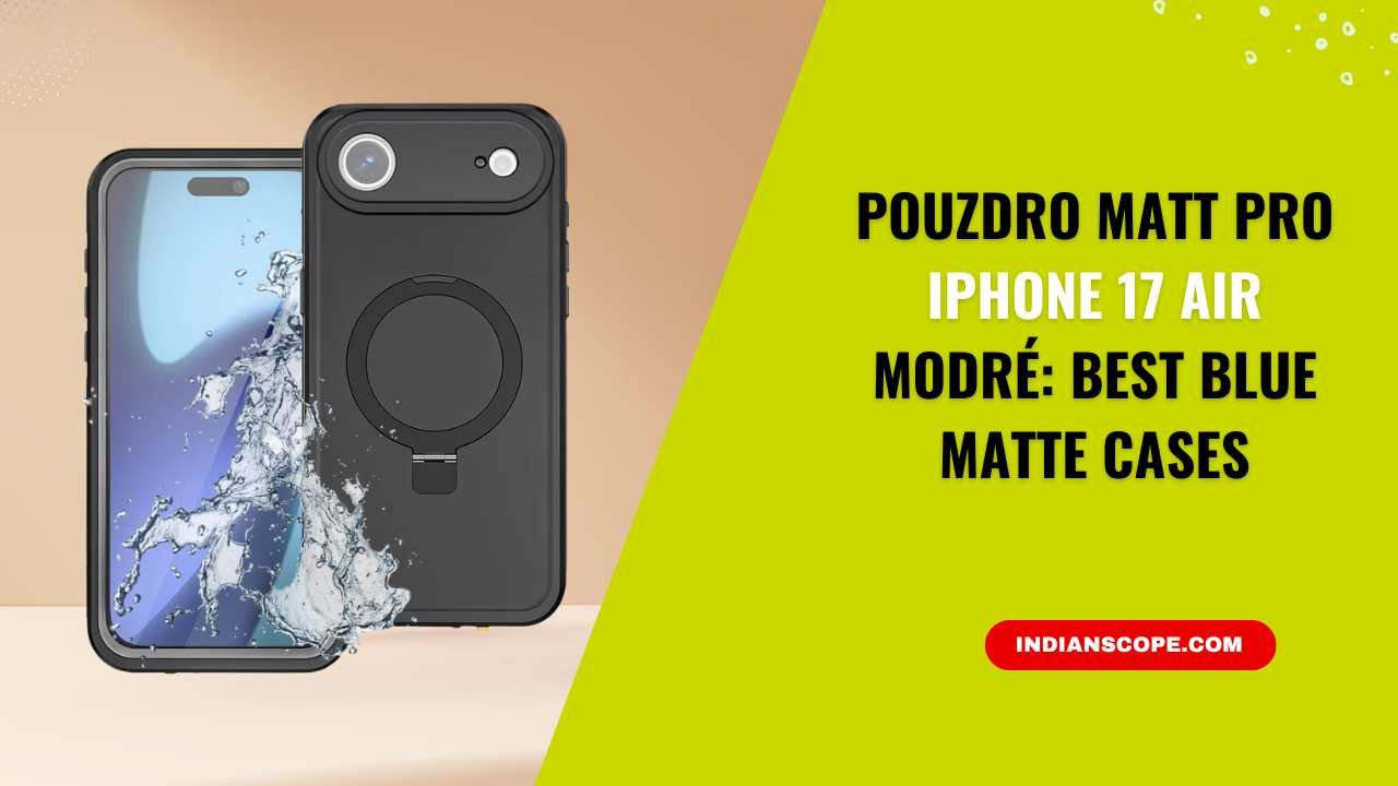 Home 14 Pouzdro Matt Pro iPhone 17 Air Modré