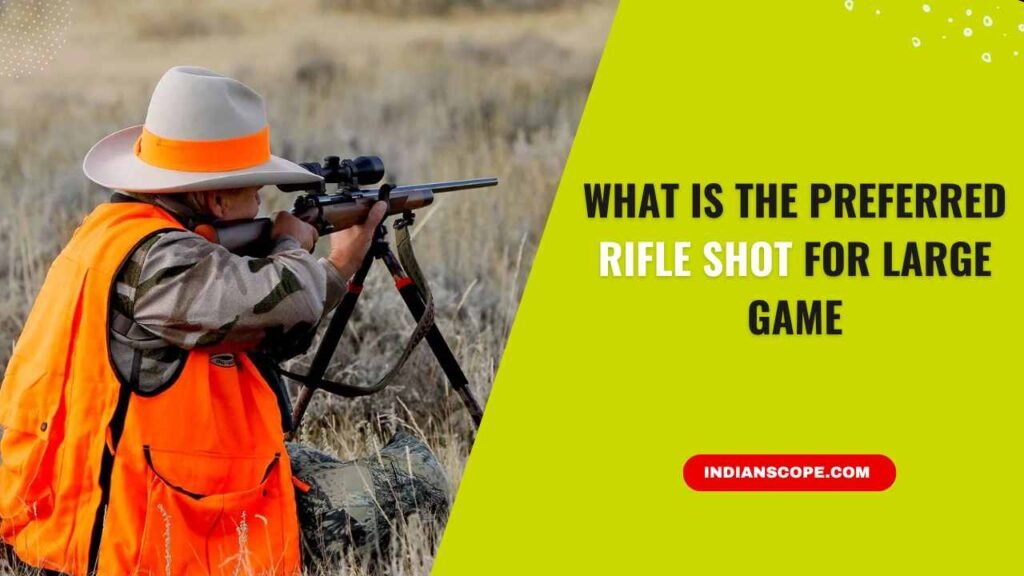 What Is the Preferred Rifle Shot for Large Game