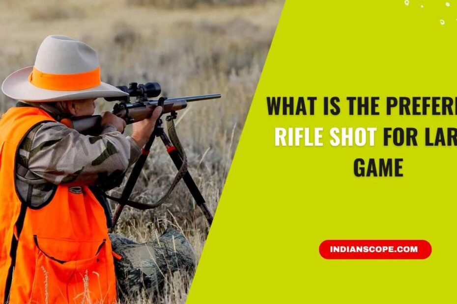 What Is the Preferred Rifle Shot for Large Game? 11 What Is the Preferred Rifle Shot for Large Game