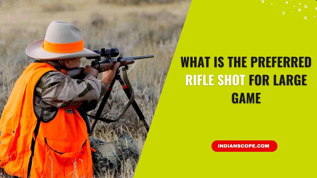 What Is the Preferred Rifle Shot for Large Game