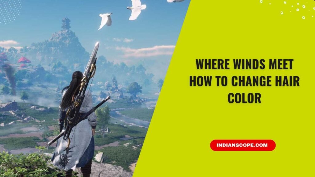 Where Winds Meet How to Change Hair Color