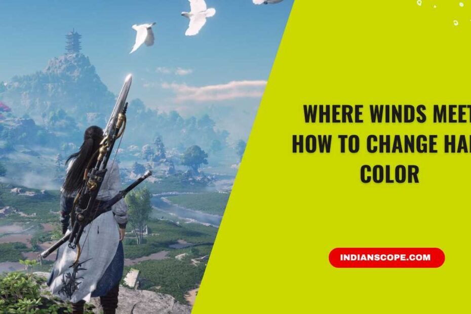 Where Winds Meet How to Change Hair Color