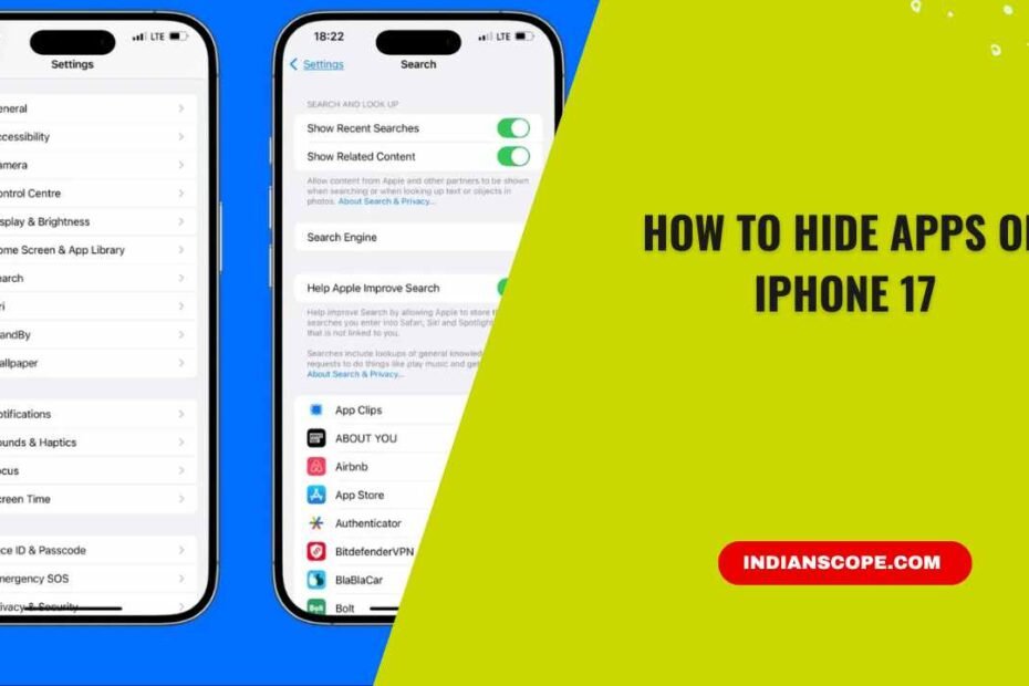 How to Hide Apps on iPhone 17
