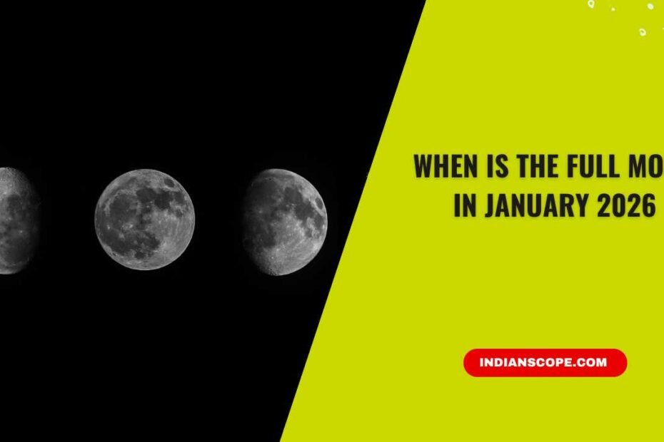 When Is the Full Moon in January 2026