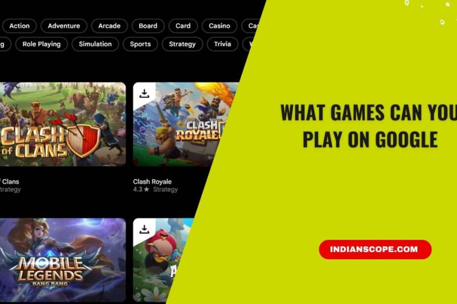 What Games Can You Play on Google